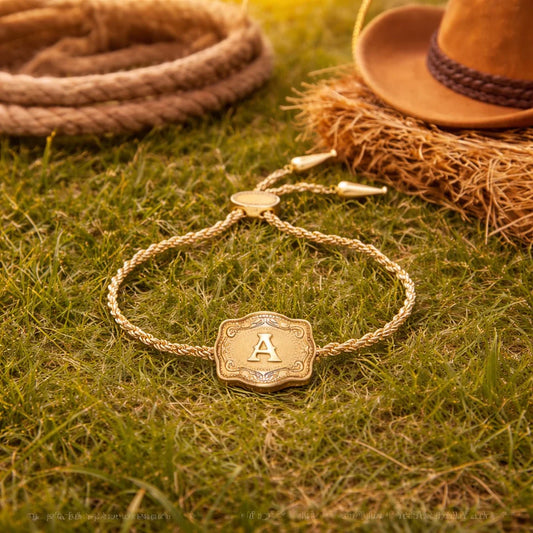 Country Initial Bracelet