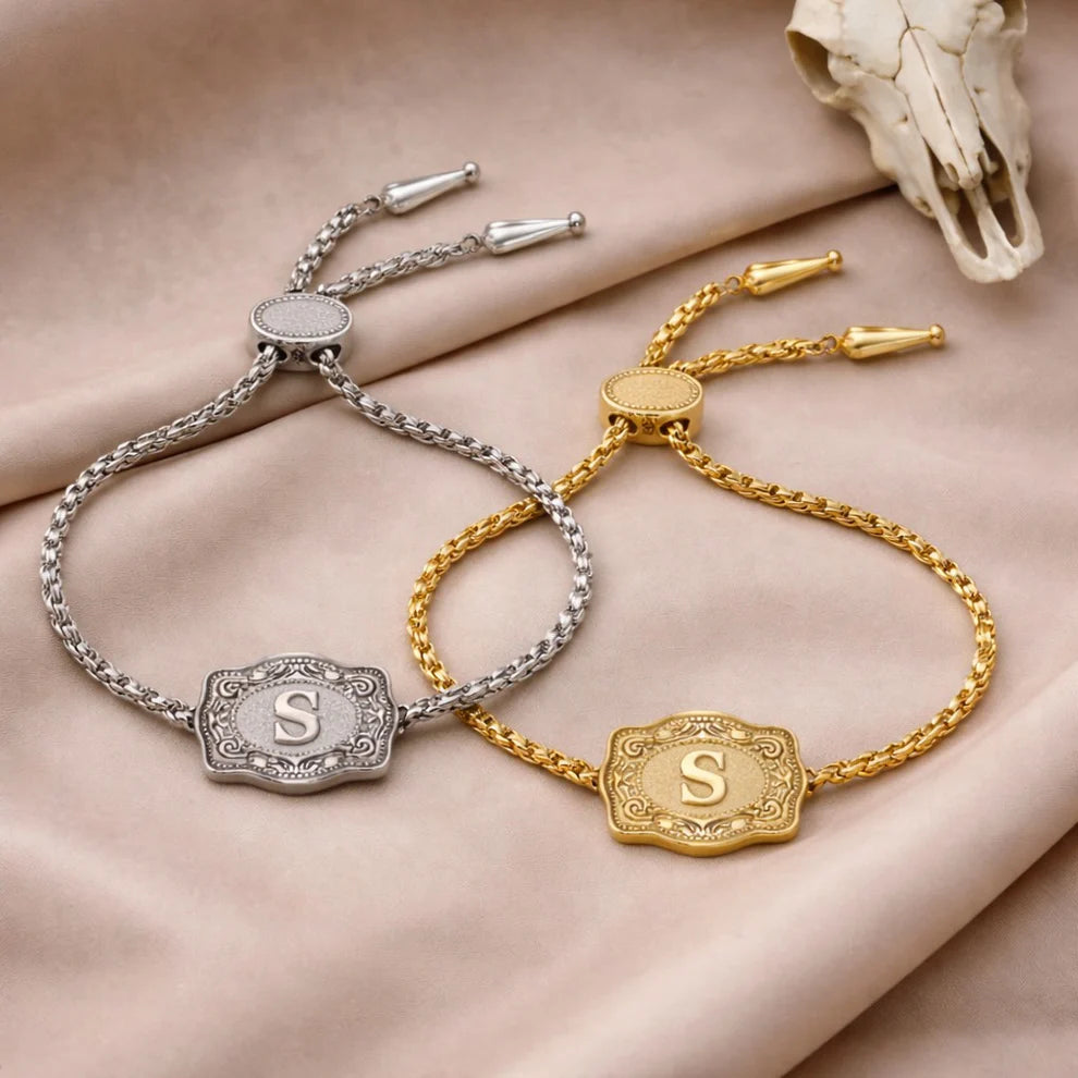 Country Initial Bracelet